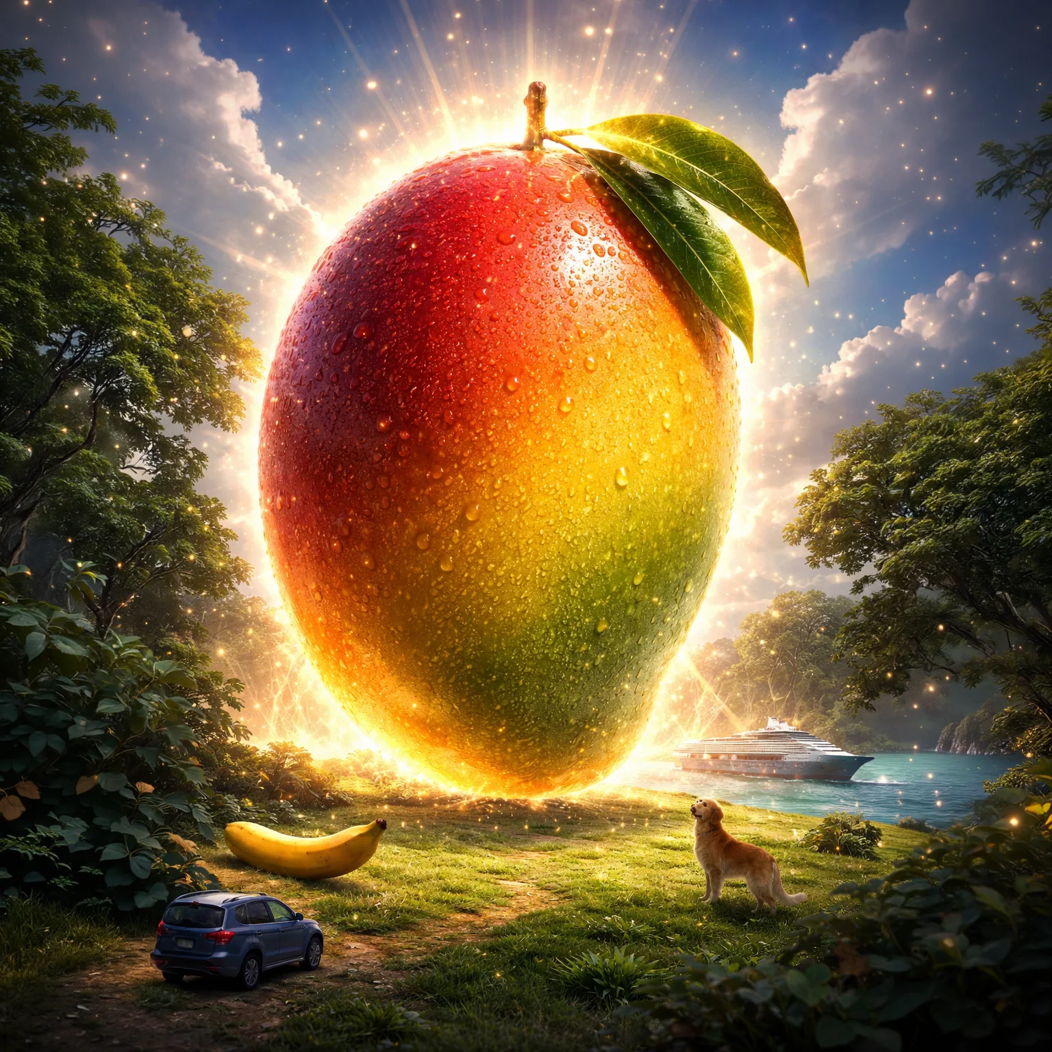 A Large Huge Holy Smokes Mango